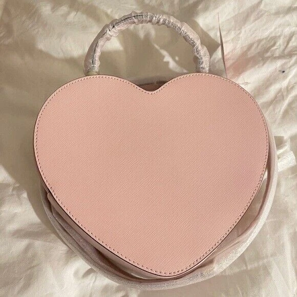 Borsa a tracolla nuova con etichette Kate Spade Love Shack Heart rosa pelle WKR00339