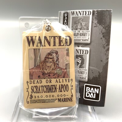 Scratchmen Apoo ONE PIECE Wanted Metal Dead or Alive Schlüsselanhänger Japan ...