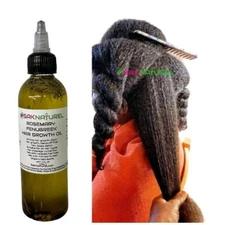FAST HAIR GROWTH Organic Growth Oil  Balding Thin Edges Alopecia Chebe Miracle 