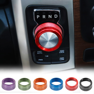 Gear Shift Knob Bezel Cover Trim Ring Decor For Dodge Ram 1500 2013-2017 6 COLOR