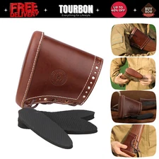 Tourbon Hunting Leather Rifle Stock Cushion Slipon Shotgun Recoil Pad LOP ADD