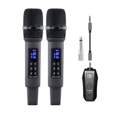 UHF Wireless Handheld Dynamic Karaoke Microphone bluetooth Receiver Reverb Mic