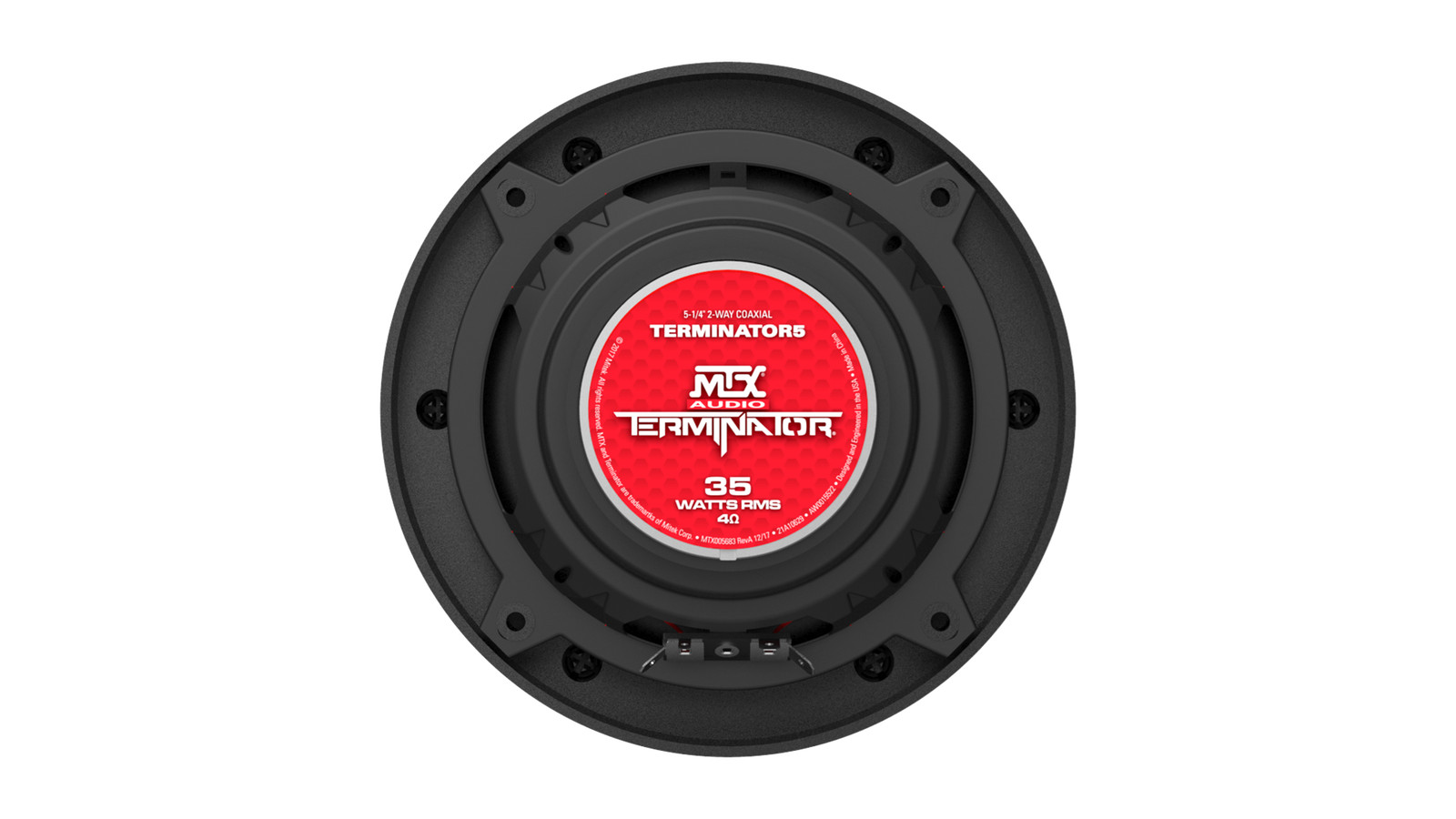 MTX TERMINATOR5 5.25" 35W-RMS 70W-MAX 2 Way Coaxial Car Speakers Pair Audio