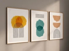 Abstract Wall Art Canvas Framed Printable Wall Paintings For Living Room Decor