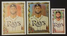 2023 Topps Allen & Ginter Silver Hot Box 363 Yandy Diaz Tampa Rays + Base & Mini