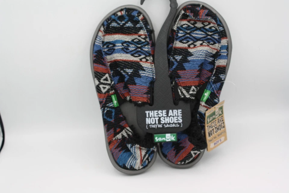 SANUK BOY’S DONNY CHILL ACERA SURFISTAS NATIVOS MULTI TALLA 2 NUEVO CON ETIQUETAS LISTA $50 Foto 2 de 4