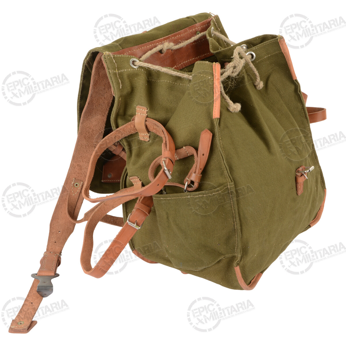 Borsa Dell'esercito Rumeno In Eccedenza - Borsa Per Il Pane - Foto 6