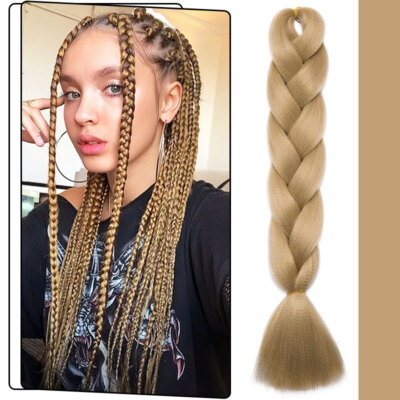 Flechten Braids Haarverlängerung 3X-5X Komplett Kopf zum Highlights Raster Zopf