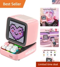 Ditoo Retro Pixel Art Game Bluetooth Speaker with 16X16 LED App Controlled Fr...