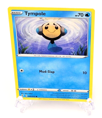 tympole pokemon card Pokemon Evolving Skies Tympole Uncommon 042/203 Trading Card