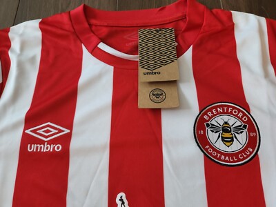 Brentford FC Home Football Soccer Shirt Jersey 22/23, BNWT, Umbro
