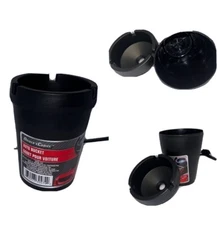 Drivers Choice Auto Bucket Ashtray Black Car Trash Holder