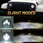 Jeep Jk Headlights Complete 7 LED Headlight Combo Kit For