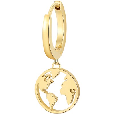 Brosway Orecchino Singolo Donna, Orecchino a Cerchio in Acciaio | Collezione CHAKRA - BHKE011