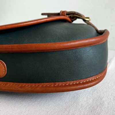 Rare Old Coach Riding Bag Spectator Shoulder Bag Leather