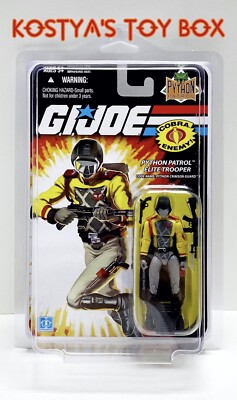 GI Joe Cobra PYTHON CRIMSON GUARD MOC 25th 2008 Factory Sealed Action Figure