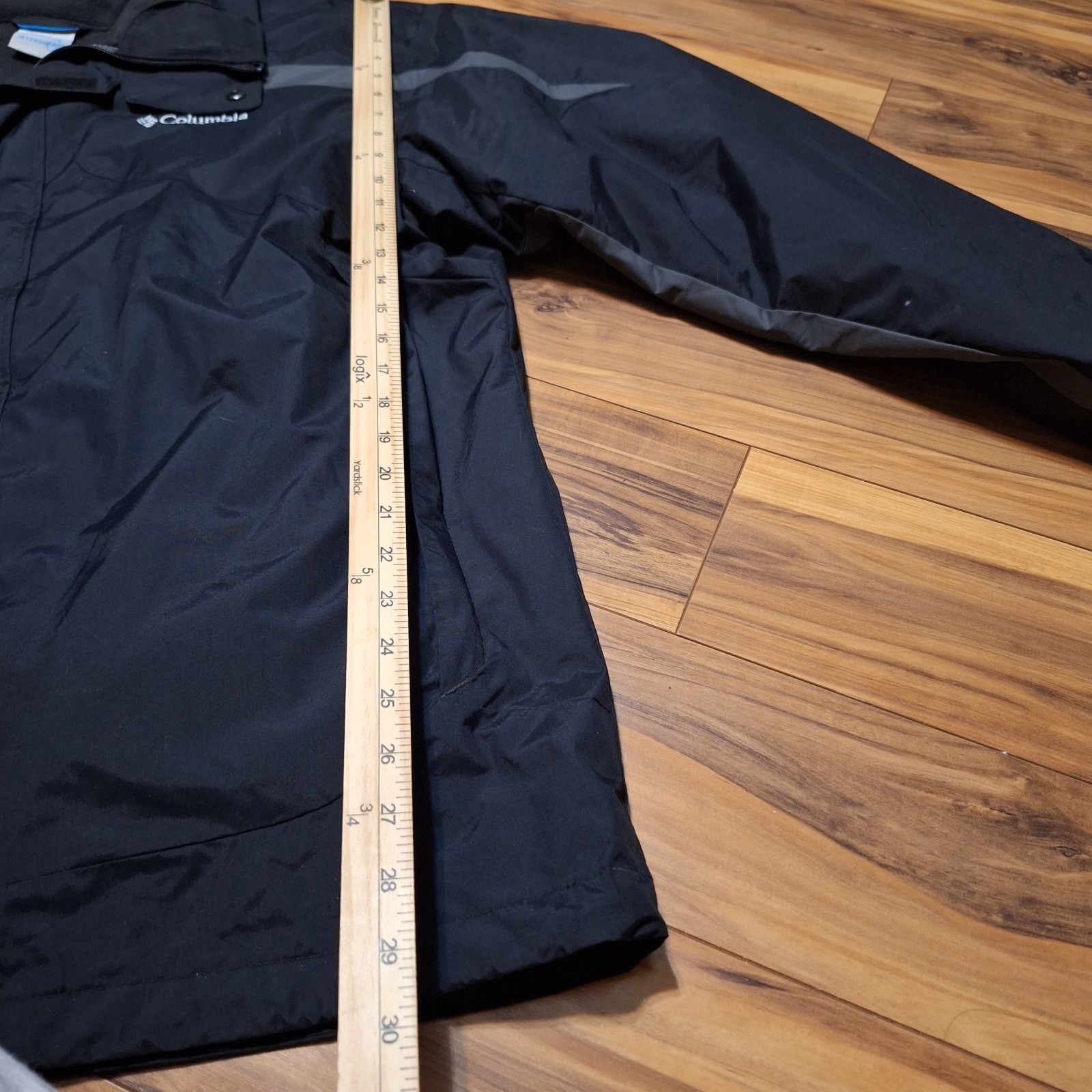 Columbia Interchange Jacket Mens XL Black Hooded Coat 2 In 1 Nylon Outdoor  thumbnail 6