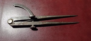 Antique 8" Wing Dividers/ P.S.& W.  Co.