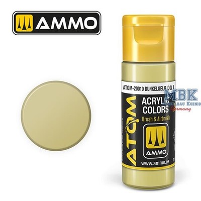 Ammo of MIG ATOM20010 ATOM COLOR Dunkelgelb DG I