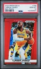 2024 Panini Prizm Deca #198 Lebron James Red Prizm #D /199 PSA 10 LA LAKERS V01