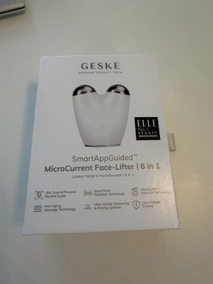 ELLE Beauty Geske Micro Current Face Lifter 6 in 1 SmartAppGuided  