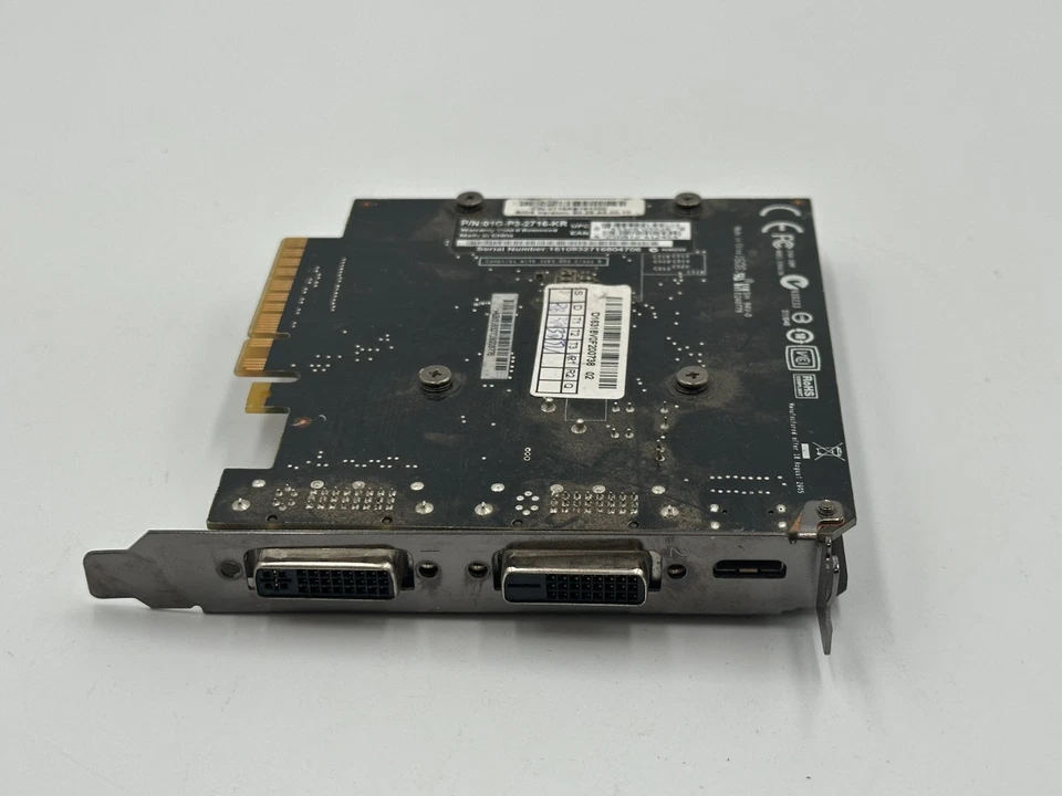 EVGA NVIDIA GEFORCE GT 710 2GB GDDR3 GRAPHIC CARD 01G-P3-2716-KR - Image 4 of 4