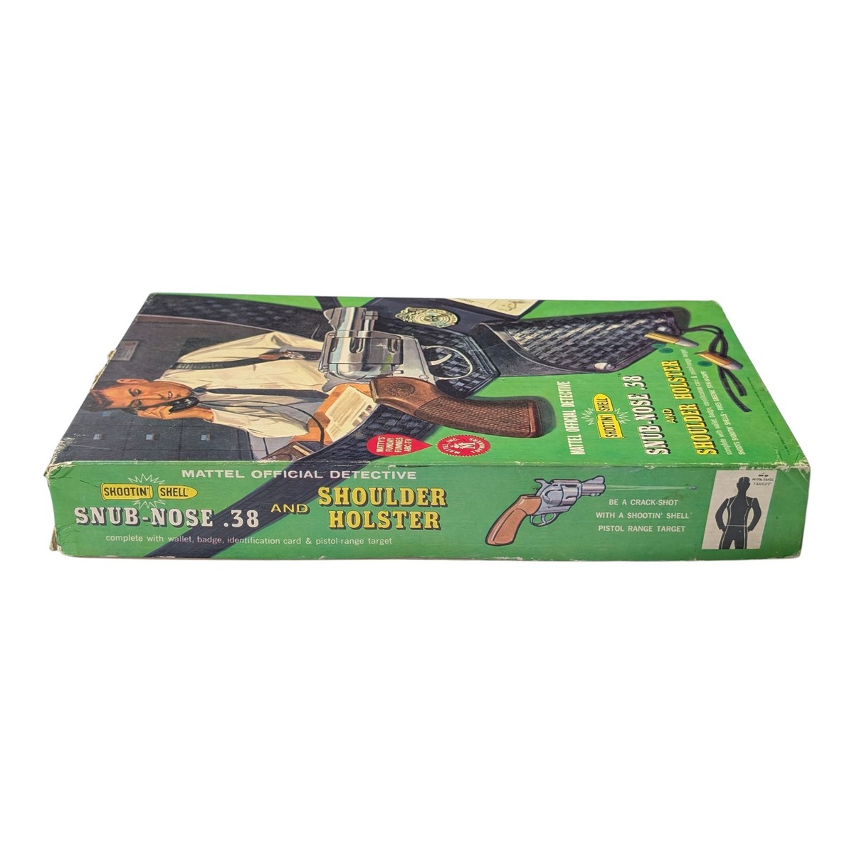 Mattel Shootin' Shell Snub-Nose Private Detective Cap Gun Set w