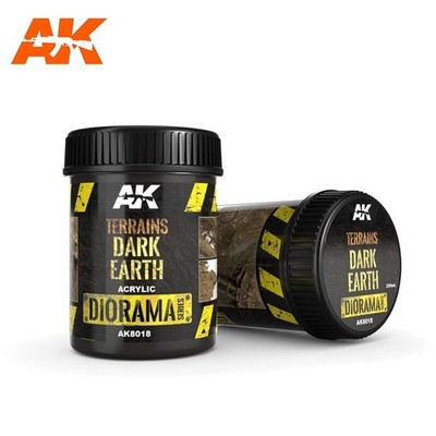 AK-8018 AK Interactive Terrains Dark Earth - 250ml (Acrylic)