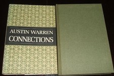 CONNECTIONS By Austin Warren - Hardcover *Excellent Condition*
