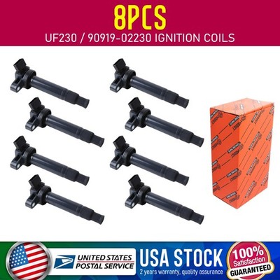 8x High Performance Ignition Coils For OEM UF230 Lexus GS430 LS430 SC430 GX470