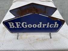 Early Antique Vintage B F Goodrich Tire Display Sign Oil Gas Service Station