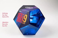 Intel i9-9900K Cubo Confezione IMBALLO ORIGINALE BOX IMBALLAGGIO SENZA CPU! (#6640)