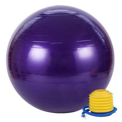 Yoga-Trainingsball 65 cm Lila   Stabilität, Balance, Core, Pilates, Fitness, rut