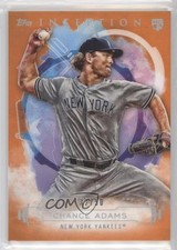 2019 Topps Inception Orange 32/50 Chance Adams #59 0c6