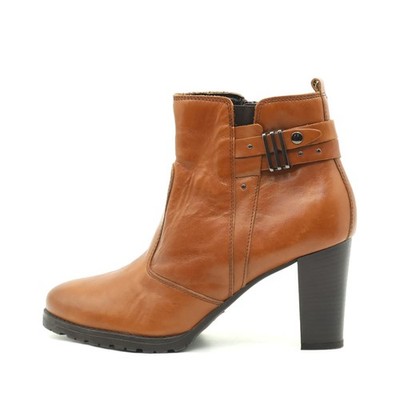Cox Damen Block Absatz Stiefelette Stiefel Riemendetails Stiefeletten EU 39