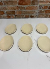 Set of 6 Small Cream Plates - Vie Naturelle by Fairmont and Main Brand New