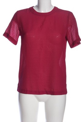 MANGO BASICS Kurzarm-Bluse Damen Bluse Gr. DE 34 pink Casual-Look