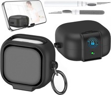 Lock Case Samsung Galaxy Buds 4/4 Pro Cases Cover with Phone Stand and Keychain