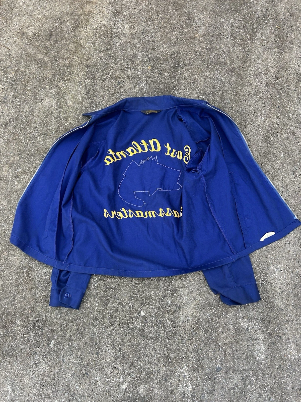 Vintage Late 70s East Atlanta Bassmaster Jacket w/ Chain Stitching and Patch - product detail image 10