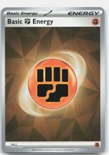 Basic Fighting Energy Holo Common SVE: Scarlet & Violet Energies 014 NM