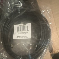 Gold Plated HDMI Cable with Ethernet 10 ft Black HDMI Male to Male MPN 606