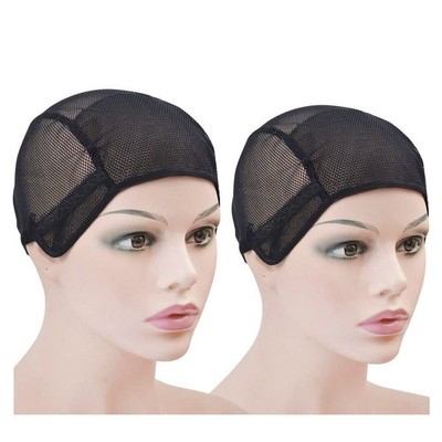 YTBYT 2 Pcs Stretch Wig Caps Mesh Weaving Caps with Adjustable Straps for Mak...