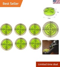 Lightweight 6 pcs Circular Bubble Level Set - Perfect for Precision Measurement