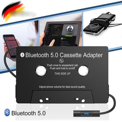 Kassetten Aux Adapter Auto Bluetooth 5.0 Audio Kassetten zu AUX Kassette DHL