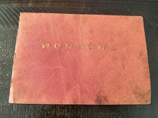 1950 1951 Porsche 356 Pre-A Owners Drivers Manual Original OEM Maintenance