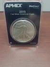 2015 American Silver Eagle $1 Coin Uncirculated - BU APMEX Mint Direct