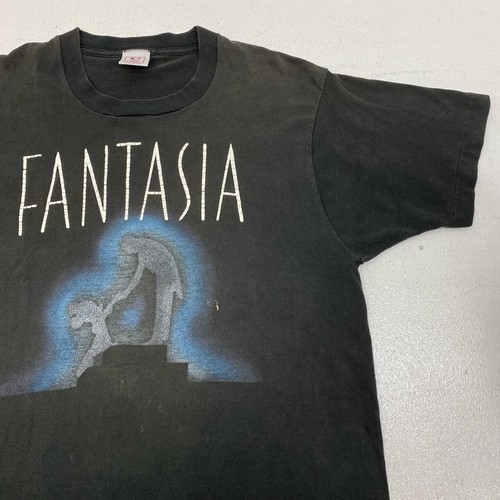 Used VINTAGE Clothing Vintage Apparel Disney FANTASIA Short Sleeve T-shirt 1 - Picture 4 of 11