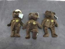 1998 3pc Salvino Bamm Beano's Plush NEW MLB Sosa Ruth Maris