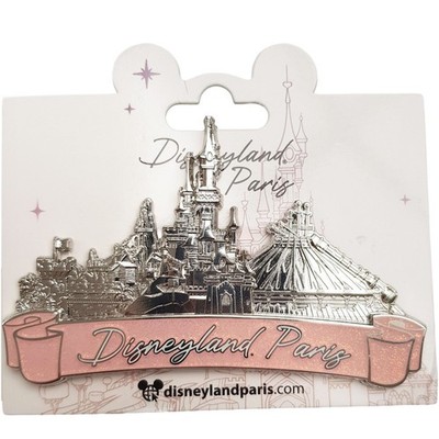 Disneyland Paris Schloss Sehenswürdigkeiten Icons Pin Trading groß silber Disney Parks