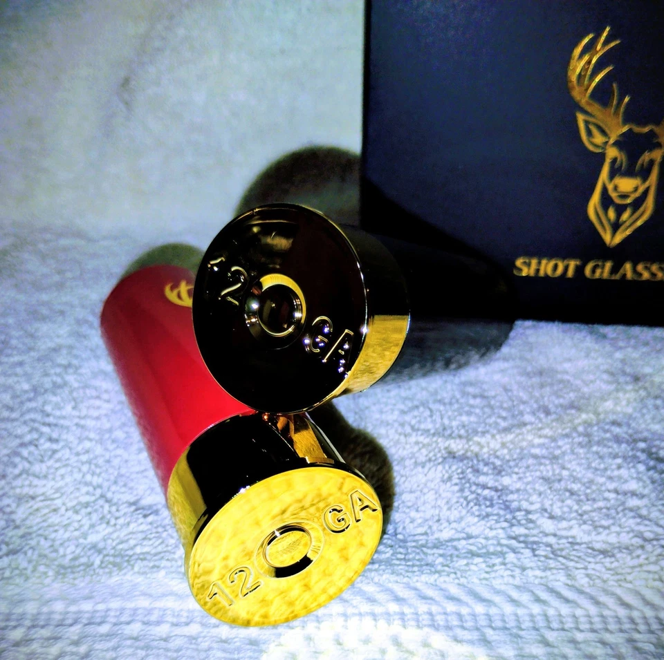 12GA Ciervo Caza Regalos de Navidad Novedad Shot Vasos Bala Shot Licor Tazas  Foto 2 de 4